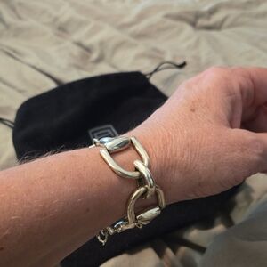 Pat Areias Silver Chain Bracelet